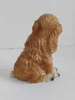 Cocker Spaniel Dog Figurine Stone Resin 5  Animal