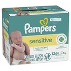 Pampers Sensitive Baby Wipes Unscented  16 Pack  1344 Total Counts