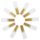 10pcs Bb Clarinet Reeds Bulrush Reed Strength 2 5 Woodwind Mouthpiece Parts Wood
