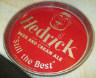 Vintage 12  Hedrick Beer And Cream Ale Metal Serving Tray Albany New York