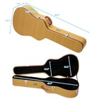 41  Folk Guitar Hardshell Case Fits Most Acoustic Guitars Microgroove Flat Us
