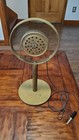 Vintage Carbon Spring Broadcasting Microphone W stand   Cord   rare  