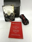 Vintage Triplett Model 310 Type 2 Analog Volt Ohm Meter Vom Hand Size W  Manual