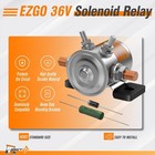 Ezgo 36v Solenoid Relay With Resistor diode  Fits Ezgo Txt marathon 1980-2010 El
