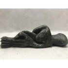 Edvard Lundegaard Inuit Soapstone Sculpture Interesting Man Walrus Marked 693 84