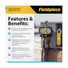 Fieldpiece Gs422f 4-port Analog Manifold Gauge Set   Hvacr Manifo   