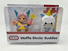 Little Tikes Waffle Blocks Buddies Lot Of 2  Fairy  Unicorn  Scientist  Robot