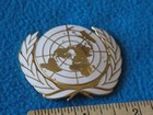 Military Un United Nations 2 Inch Beret Cap Hat Metal Pin
