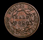 1835 Classic Head Half Cent - Rare Cohen 1 Variety - Vf xf - Vintage Coin - 305