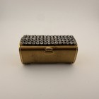 True Vintage 50s Lipstick Holder Case Gold Rhinestone Weisner Of Miami