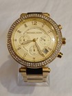 Michael Kors Mk5354 Parker Chronograph Champagne Dial Ladies Watch  - Gold