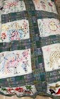 Otomi Hand Embroidered Top Or Hanging Tapestry Mexican All Squares Unique Folk