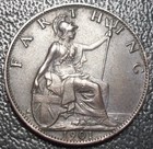 1901 - Great Britain Farthing - Queen Victoria - Excellent