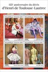 Henri De Toulouse-lautrec Paintings Art Mnh Stamps 2026 Togo M s   S s