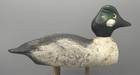 Nice Goldeneye Drake Vintage Wooden Duck Decoy Found On Marthas Vineyard