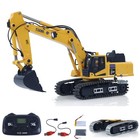 1 50 Pc520 Metal Rc Screw Drive Excavator Metal Track Digger Rtr Sound Light