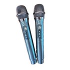 Jyx-66bt Portable Bluetooth Karaoke Speaker System W  2 Wireless Microphones   