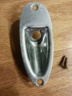 Aged Genuine Fender Chrome Jack Plate For Fender Stratocaster 