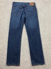 Vintage Levis 501 Jeans Mens 30x31 Dark Wash Straight Leg Denim Button Fly 90s