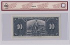 Canada 1937 10 Dollars Bc-24b Gordon-towers Ed8140545 - Bcs Unc 60 Original