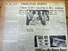 1939 Newspaper W Photo Showng Opening Ofthe Baseball Hall Of Fame Cooperstown Ny