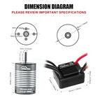 Hobby Waterproof Brushless Fans 4500kv Motor   30a For Traxxas E-revo   More