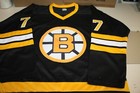 Ray Bourque  77 Sewn Stitched Autographed Custom Boston Bruins Jersey W hof Jsa
