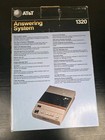 Vintage At t 1320 Answering System Dual Cassette Machine Complete In Box Cib