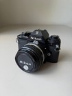 Nikon Em Slr Film Camera 35mm Vintage Japan W  Nikkor 50mm F 1 4 Lens Works