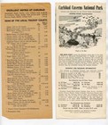 Carlsbad Caverns National Park New Mexico Brochures Cavern Supply   Hotels 1952
