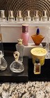 Lot 19 Vintage Miniature Empty Perfume Bottles Chanel Lancome Estee Halston Guer