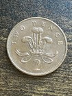 1985 Great Britain Uk 2 Two Pence Xf Extremely Fine Actual Coin Tc5663 