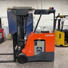 2020 Toyota 8bncu20 4000lb Used Electric Forklift Quad Mast Sideshift 4064 Hours
