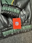 Nwt Green Bay Packers Faux Leather Bomber Jacket Men   s Xl Nfl Lambeau Field
