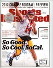 Sam Darnold Signed Sports Illustrated Jsa Coa 8 14 17 2017 No Label Usc Trojans