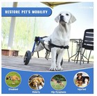 Virbraroo Xxl Dog Wheelchair For Back Legs All Terrain Tires Open Box 88-132lbs