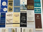 Lot Of 50 Vintage Matchbook Covers Oil Boats Restaurant Banks Hotels Bars Random