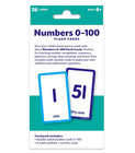 Numbers 0-100 Educational Flash Cards For Preschool   Kindergarten Math Learning