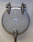 Vintage Pizzelle Iron No 4 Stovetop Waffle Maker Cast Aluminum Wood Handles