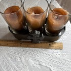 Retired Jan Barboglio World-renowned Artist Beautiful Iron Cross 3 Votive Holder