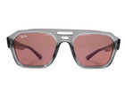 Ray-ban Sunglasses Rb4397 Corrigan 6684 d0 Transparent Gray W  Violet Mirror Red