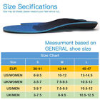 Plantar Fasciitis Arch Support Insoles Shoe Inserts Orthotic Flat Feet Foot Pain