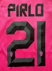Pirlo  21 Large 2011 2012 Retro Jersey Italy Soccer Football Pink Star