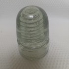 Canadian Pacific Ry Co Glass Insulator Vintage Light Green Beehive