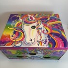 Lisa Frank Majesty Unicorn Horse Stationary Organizer Box Mirror Glitter Y2k