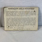 Vintage Chocolate Mold Stamping Cat Puss In Boots Faroy Inc  Houston  Texas  Usa