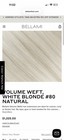 Bellami Volume Weft Hair Extensions White Blonde  80 24in 175g