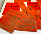 18 Vintage Warning Underground Cable Sbc  Bell Telephone System Metal Sign Lot