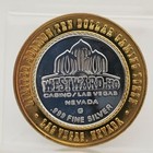 Westward Ho Las Vegas Bi-metal 999 Silver Ten Dollar Casino Gaming Token Liberty