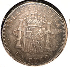 Philippines 1897 Peso Km 154 Xf Rough Surfaces  w 